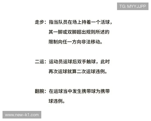 一分钟掌握持球规则要点，新手快速入门的关键